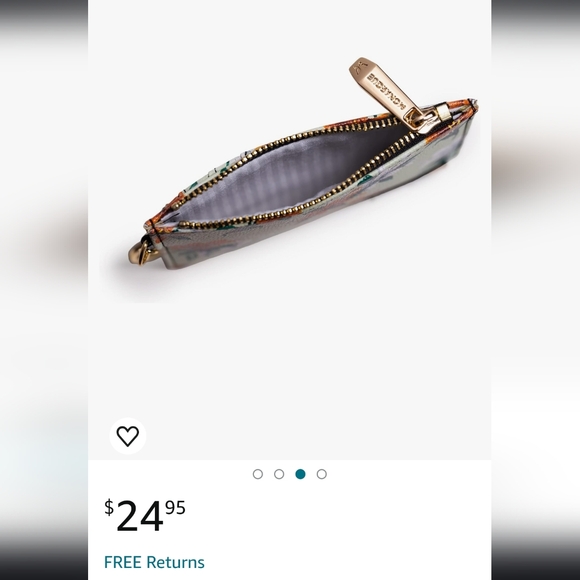 NWT monargue RFID protected card /cash wallet wallet w/keyring - Picture 4 of 5